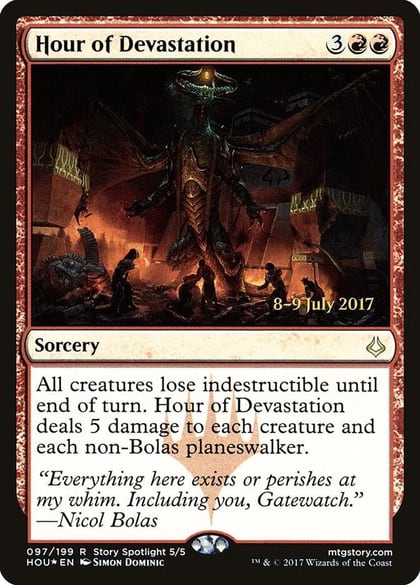 Hour of Devastation, Prerelease Cards 97