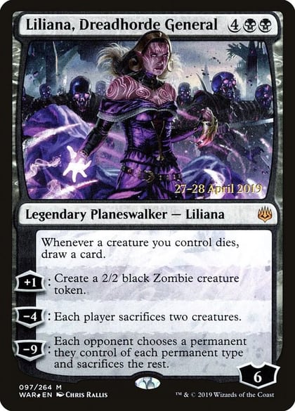 Liliana, Dreadhorde General, Prerelease Cards 97