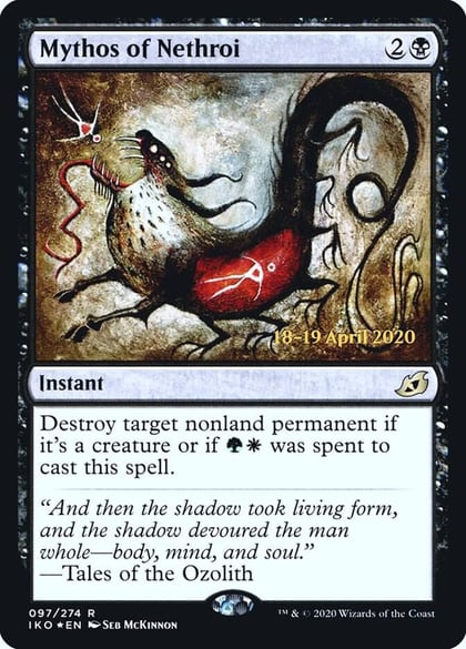Mythos of Nethroi, Prerelease Cards 97