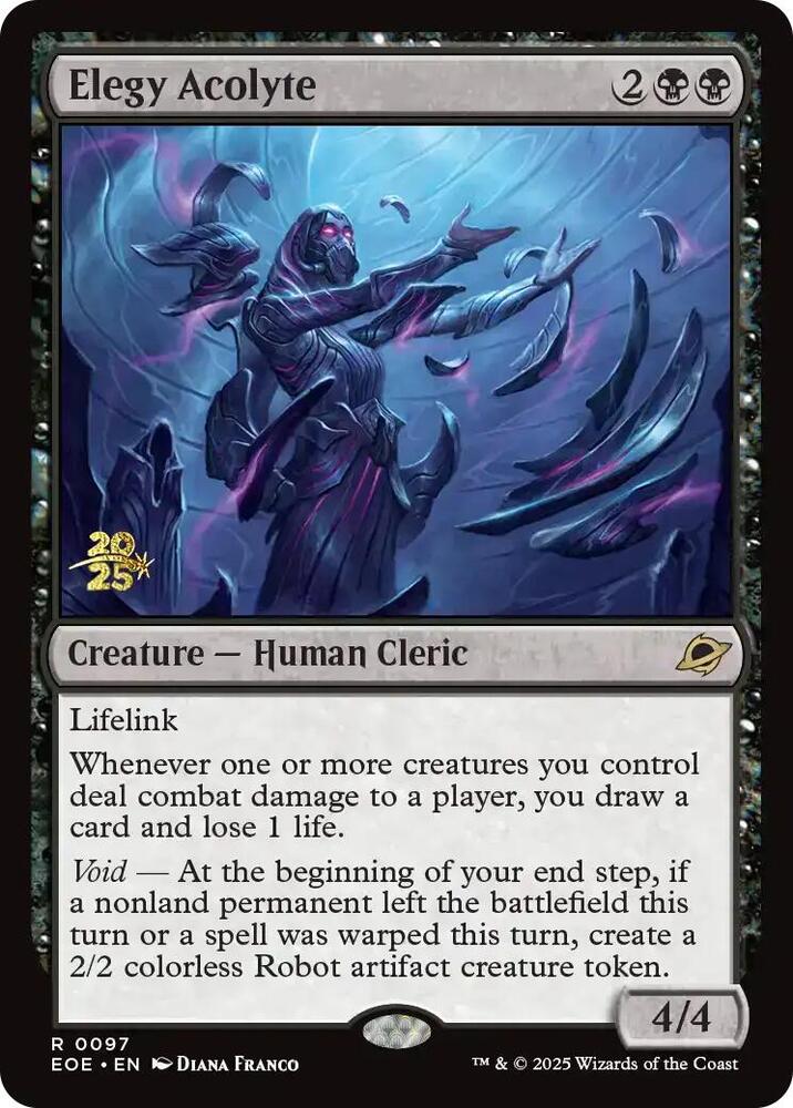 Elegy Acolyte, Prerelease Cards 97