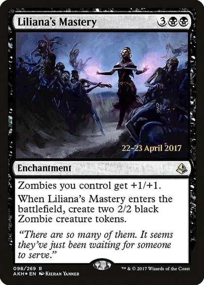 Liliana's Mastery, Prerelease Cards 98