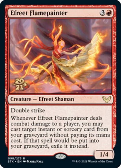 Efreet Flamepainter, Prerelease Cards 98
