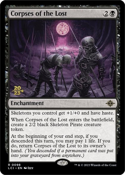 Corpses of the Lost, Prerelease Cards 98