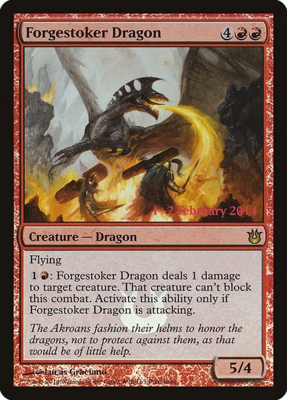 Forgestoker Dragon, Prerelease Cards 98