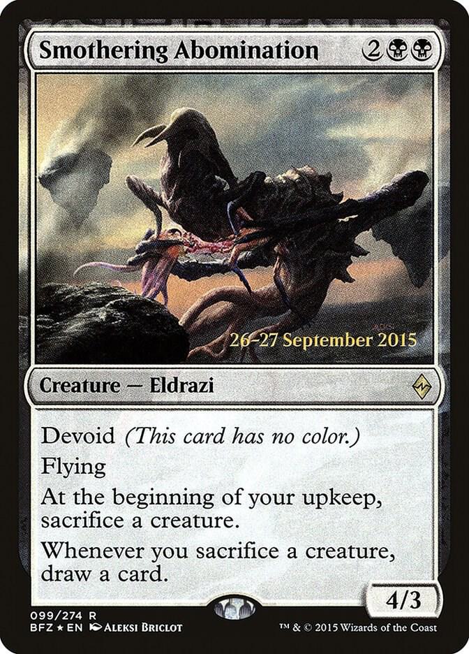 Smothering Abomination, Prerelease Cards 99