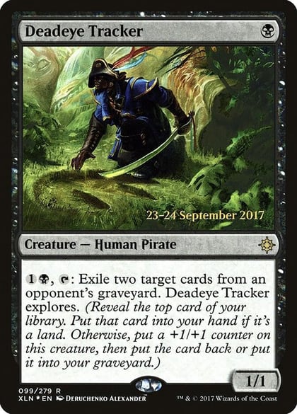 Deadeye Tracker, Prerelease Cards 99