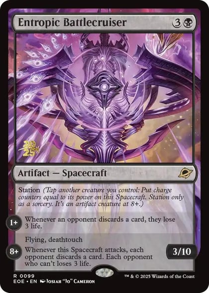 Entropic Battlecruiser, Prerelease Cards 99