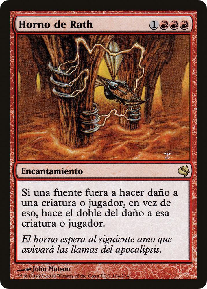 Furnace of Rath (Spanish) - "Horno de Rath", Magic Encyclopedia 2011 (Salvat) 104