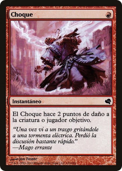 Shock (Spanish) - "Choque", Magic Encyclopedia 2011 (Salvat) 121