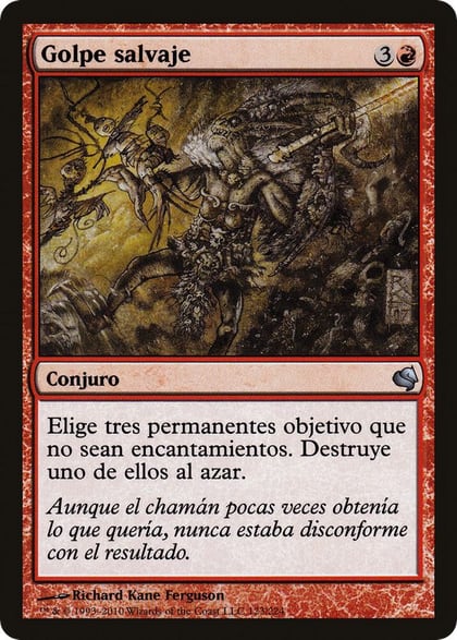 Wild Swing (Spanish) - "Golpe salvaje", Magic Encyclopedia 2011 (Salvat) 123