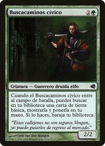 Civic Wayfinder (Spanish) - "Buscacaminos civico", Magic Encyclopedia 2011 (Salvat) 126