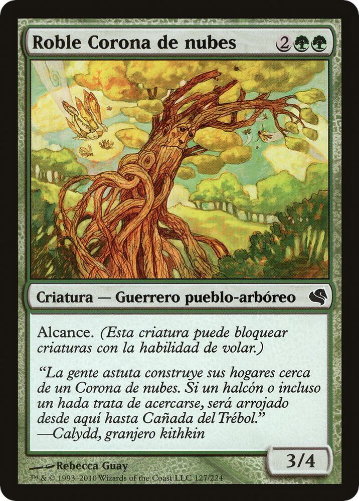 Cloudcrown Oak (Spanish) - "Roble Corona de nubes", Magic Encyclopedia 2011 (Salvat) 127