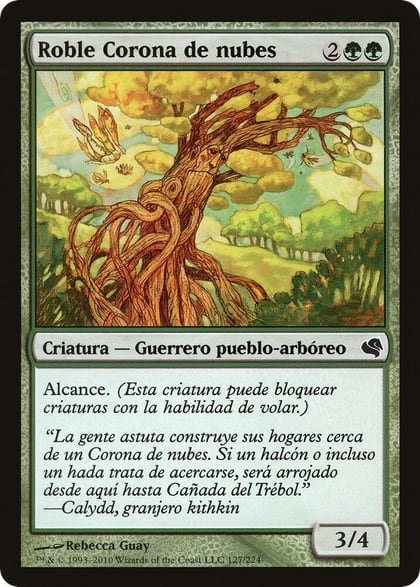 Cloudcrown Oak (Spanish) - "Roble Corona de nubes", Magic Encyclopedia 2011 (Salvat) 127