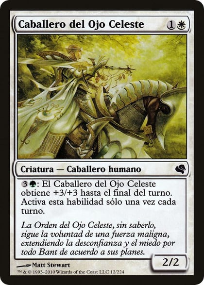 Knight of the Skyward Eye (Spanish) - "Caballero del Ojo Celeste", Magic Encyclopedia 2011 (Salvat) 12