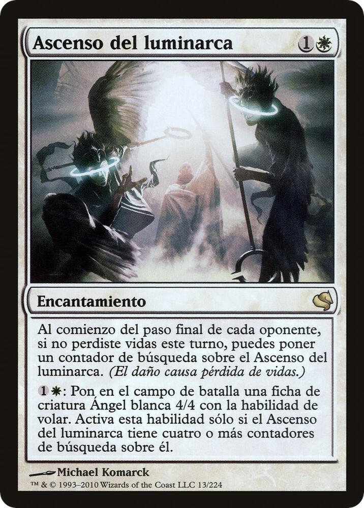 Luminarch Ascension (Spanish) - "Ascenso del luminarca", Magic Encyclopedia 2011 (Salvat) 13