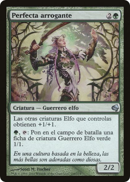 Imperious Perfect (Spanish) - "Perfecta arrogante", Magic Encyclopedia 2011 (Salvat) 144