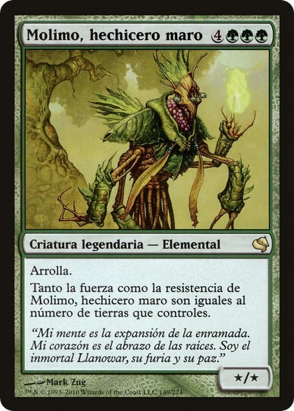 Molimo, Maro-Sorcerer (Spanish) - "Molimo, hechicero maro", Magic Encyclopedia 2011 (Salvat) 149