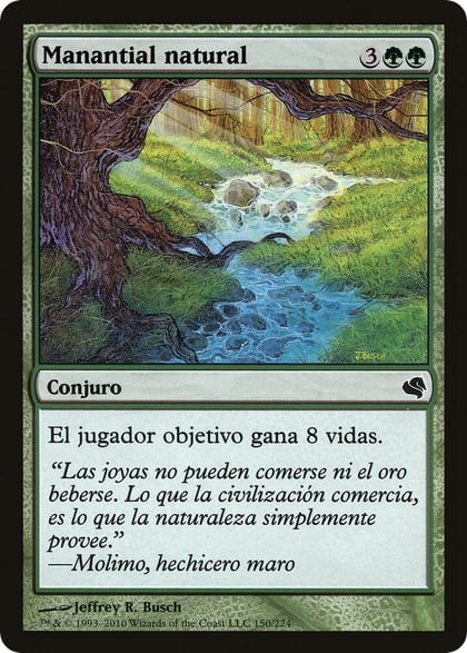Natural Spring (Spanish) - "Manantial natural", Magic Encyclopedia 2011 (Salvat) 150
