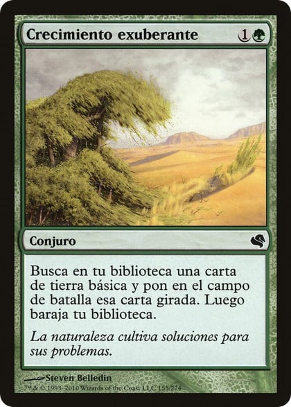 Rampant Growth (Spanish) - "Crecimiento exuberante", Magic Encyclopedia 2011 (Salvat) 155