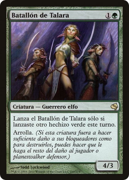 Talara's Battalion (Spanish) - "Batallon de Talara", Magic Encyclopedia 2011 (Salvat) 160