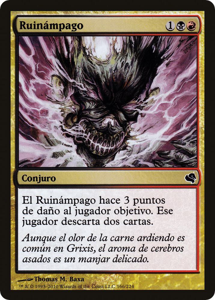 Blightning (Spanish) - "Ruinampago", Magic Encyclopedia 2011 (Salvat) 166