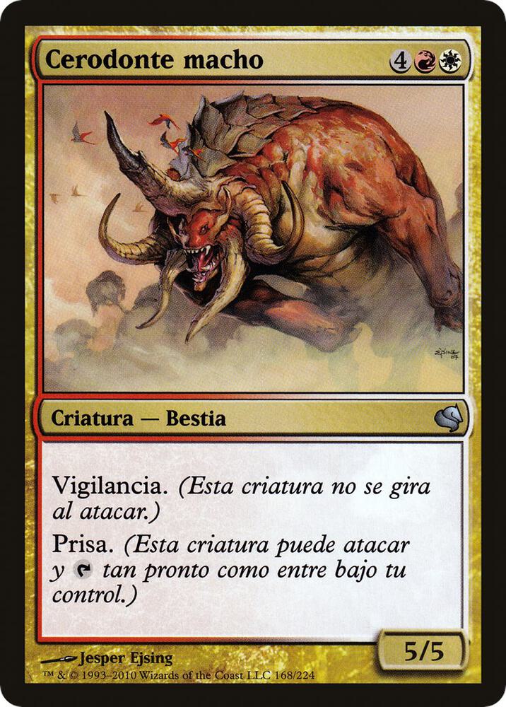 Bull Cerodon (Spanish) - "Brion Brazo Corpulento", Magic Encyclopedia 2011 (Salvat) 168