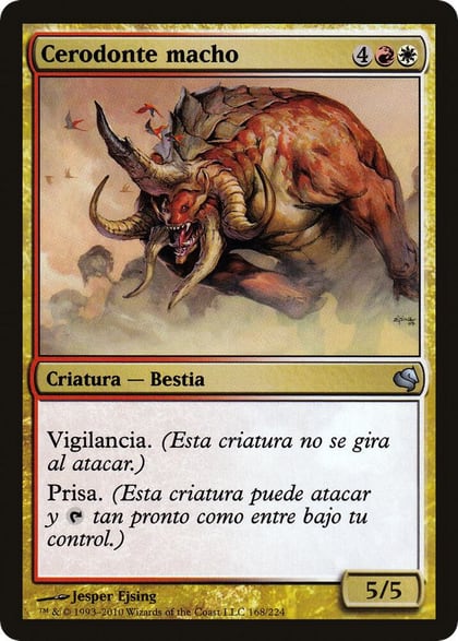 Bull Cerodon (Spanish) - "Brion Brazo Corpulento", Magic Encyclopedia 2011 (Salvat) 168