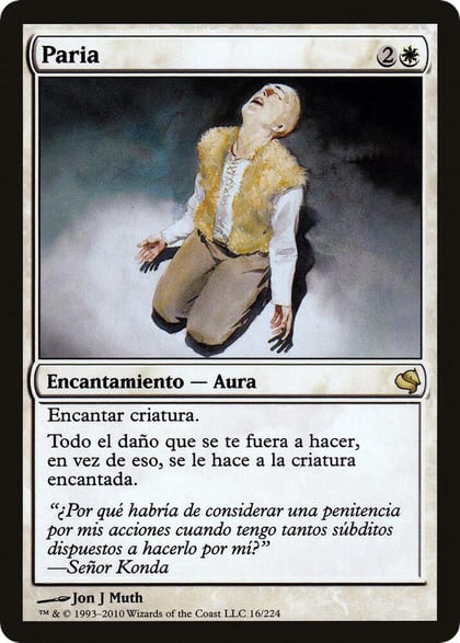 Pariah (Spanish) - "Paria", Magic Encyclopedia 2011 (Salvat) 16