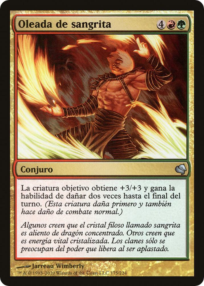 Sangrite Surge (Spanish) - "Oleada de sangrita", Magic Encyclopedia 2011 (Salvat) 175
