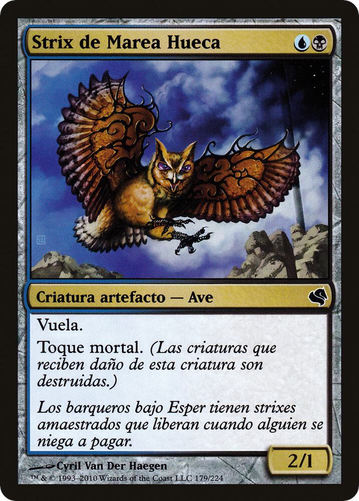 Tidehollow Strix (Spanish) - "Strix de Marea Hueca", Magic Encyclopedia 2011 (Salvat) 179