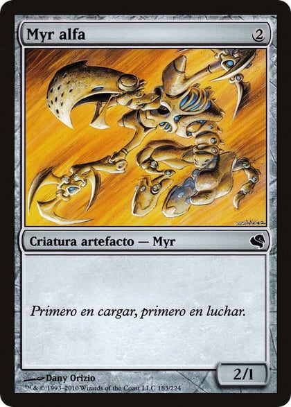 Alpha Myr (Spanish) - "Myr alfa", Magic Encyclopedia 2011 (Salvat) 183