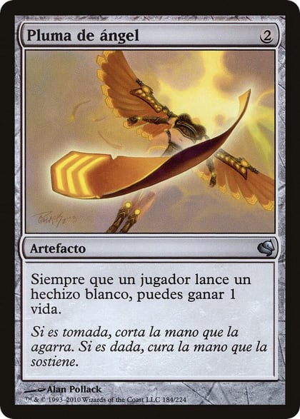Angel's Feather (Spanish) - "Pluma de angel", Magic Encyclopedia 2011 (Salvat) 184