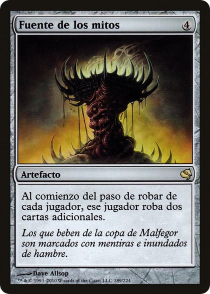 Font of Mythos (Spanish) - "Fuente de los mitos", Magic Encyclopedia 2011 (Salvat) 189