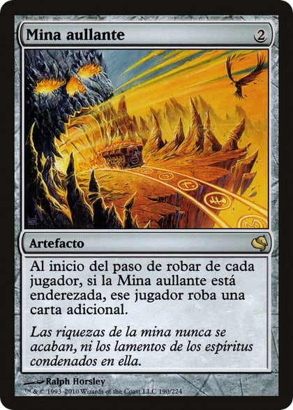 Howling Mine (Spanish) - "Mina aullante", Magic Encyclopedia 2011 (Salvat) 190