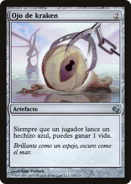 Kraken's Eye (Spanish) - "Ojo de kraken", Magic Encyclopedia 2011 (Salvat) 192