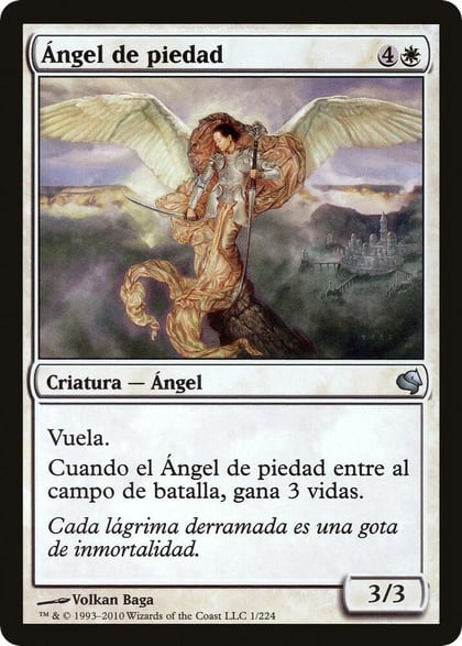 Angel of Mercy (Spanish) - "Angel de piedad", Magic Encyclopedia 2011 (Salvat) 1