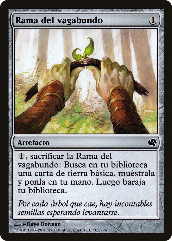 Wanderer's Twig (Spanish) - "Rama del vagabundo", Magic Encyclopedia 2011 (Salvat) 202