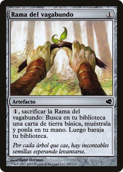 Wanderer's Twig (Spanish) - "Rama del vagabundo", Magic Encyclopedia 2011 (Salvat) 202