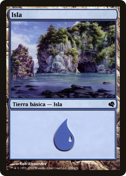 Island (Spanish) - "Isla" (209), Magic Encyclopedia 2011 (Salvat) 209