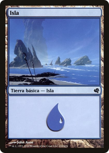 Island (Spanish) - "Isla" (210), Magic Encyclopedia 2011 (Salvat) 210