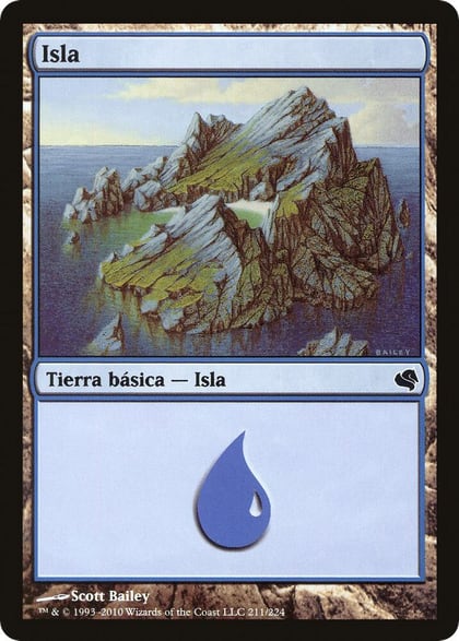 Island (Spanish) - "Isla" (211), Magic Encyclopedia 2011 (Salvat) 211