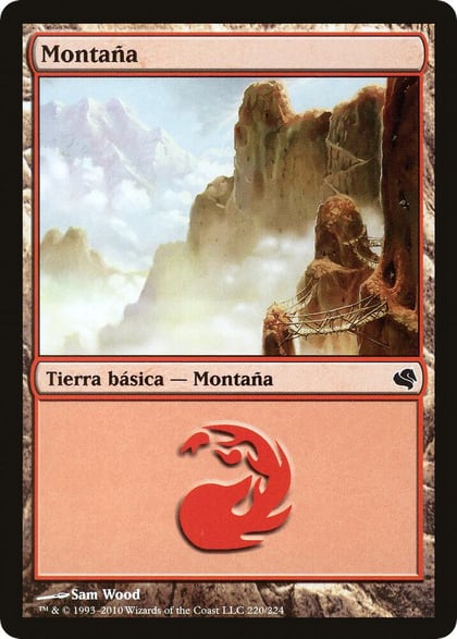 Mountain (Spanish) - "Montana" (220), Magic Encyclopedia 2011 (Salvat) 220