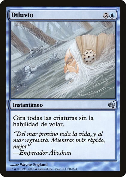 Deluge (Spanish) - "Diluvio", Magic Encyclopedia 2011 (Salvat) 31