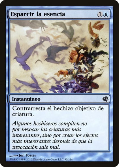 Essence Scatter (Spanish) - "Esparcir la esencia", Magic Encyclopedia 2011 (Salvat) 35