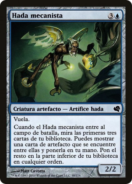 Faerie Mechanist (Spanish) - "Hada mecanista", Magic Encyclopedia 2011 (Salvat) 38