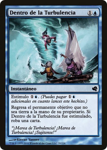 Into the Roil (Spanish) - "Dentro de la Turbulencia", Magic Encyclopedia 2011 (Salvat) 39