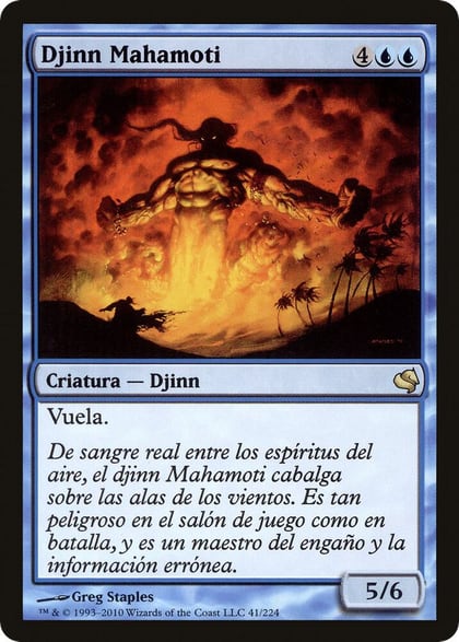Mahamoti Djinn (Spanish) - "Djinn Mahamoti", Magic Encyclopedia 2011 (Salvat) 41