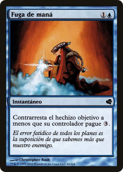 Mana Leak (Spanish) - "Fuga de mana", Magic Encyclopedia 2011 (Salvat) 42
