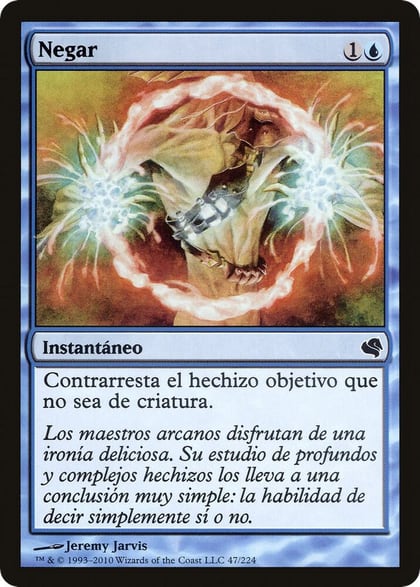 Negate (Spanish) - "Negar", Magic Encyclopedia 2011 (Salvat) 47