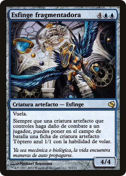 Sharding Sphinx (Spanish) - "Esfinge fragmentadora", Magic Encyclopedia 2011 (Salvat) 51